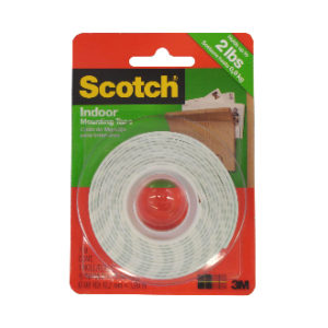 Double Stick Foam Tape 1" x 55" (Indoor Use)