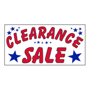 Clearance Sale Banner