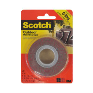 Double Stick Foam Tape 1" x 60" (Outdoor Use)