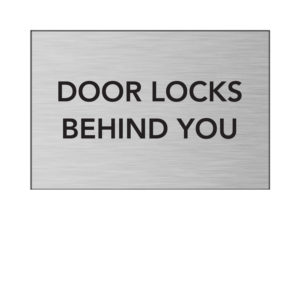 Door Locks Behind You