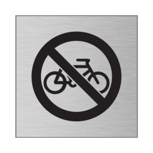 No Bicycle Signs