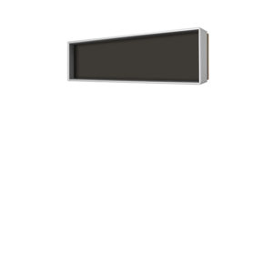 1 1/2" x 6" Metal Wall Frame