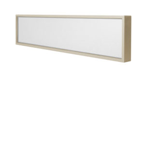 1 3/4" x 9 1/8" E-Z Sign Plastic Wall Frame