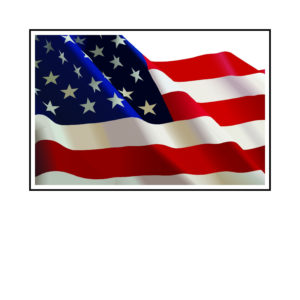 US Flag Sticker - B