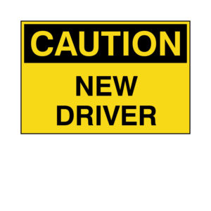 Caution New Driver Sticker