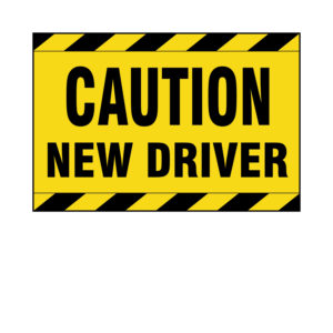 Caution New Driver Sticker