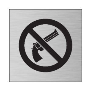No Weapons Signs