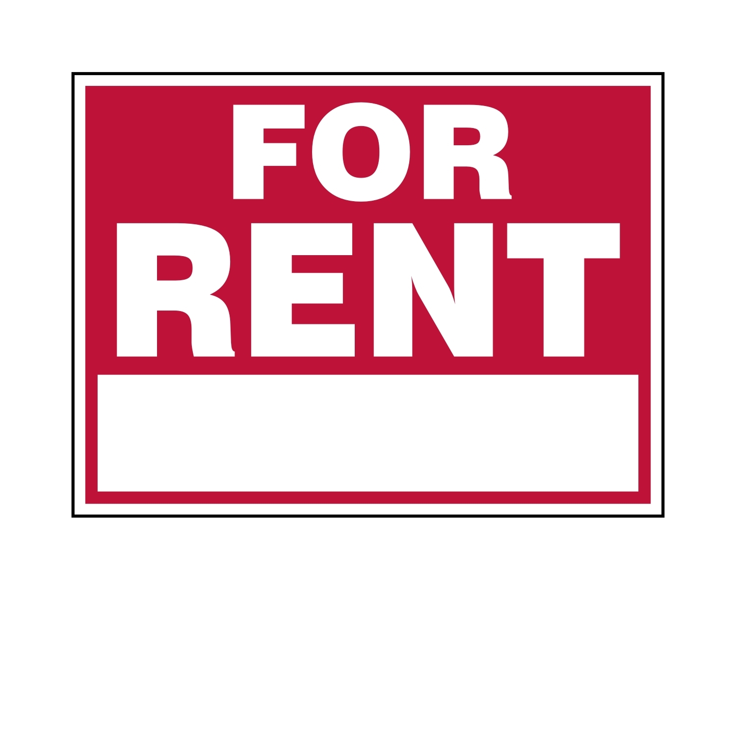For Rent - Double Sided