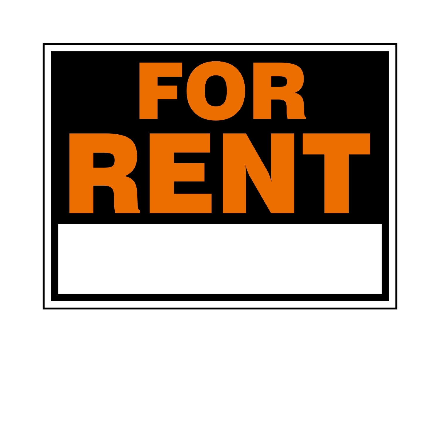 For Rent - Double Sided