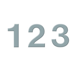 Helvetica - Metallic Silver