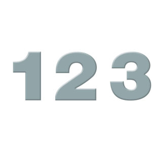 Helvetica Bold - Metallic Silver