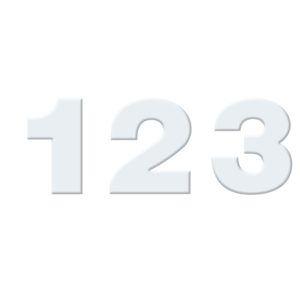 Helvetica Bold - White