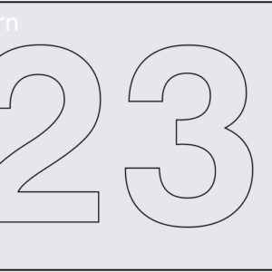 Installation Pattern (BLDG Address Numbers)